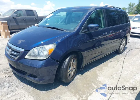 2007 Honda Odyssey Ex из США, поврежденный, VIN 5FNRL38447B077988